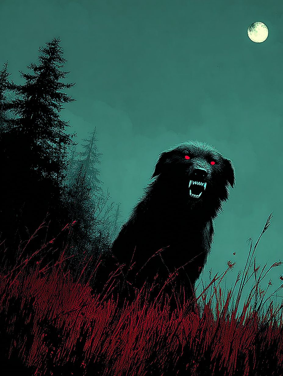 Snarly Yow cryptid artwork